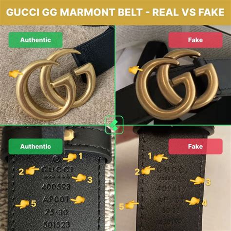 gucci marmont belt bag fake